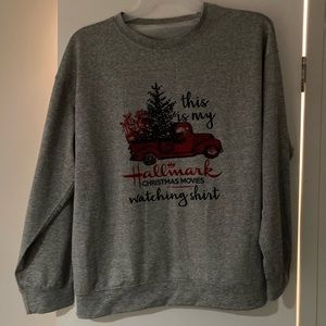 Womens 2xl Hallmark Christmas Watching Sweatshirt